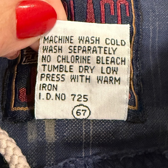 Vintage Gitano First Class Jeans Label Back to the Future Vest Movie Inspired - Picture 9 of 11